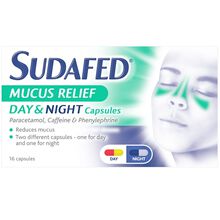 Sudafed Mucus Relief Day/Night Capsules-undefined